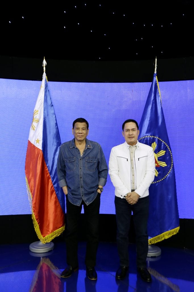 Pastor Quiboloy with President Rodrigo Duterte